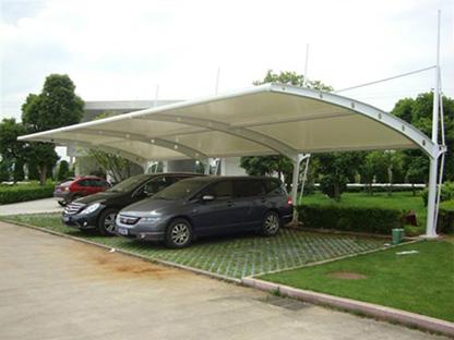 膜結(jié)構(gòu)汽車停車棚該如何清洗