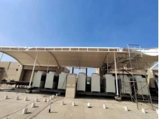 衡水膜結(jié)構(gòu)中央空調(diào)遮陽(yáng)、避雨棚